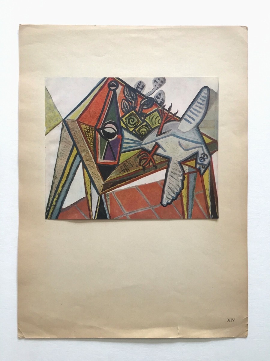 PABLO PICASSO RARE 1943 LMTD EDTN FRENCH LITHOGRAPH PRINT