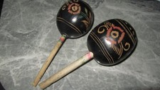 Ethno Rasseln 2 Stück Percussion Instrument   ***TOP***