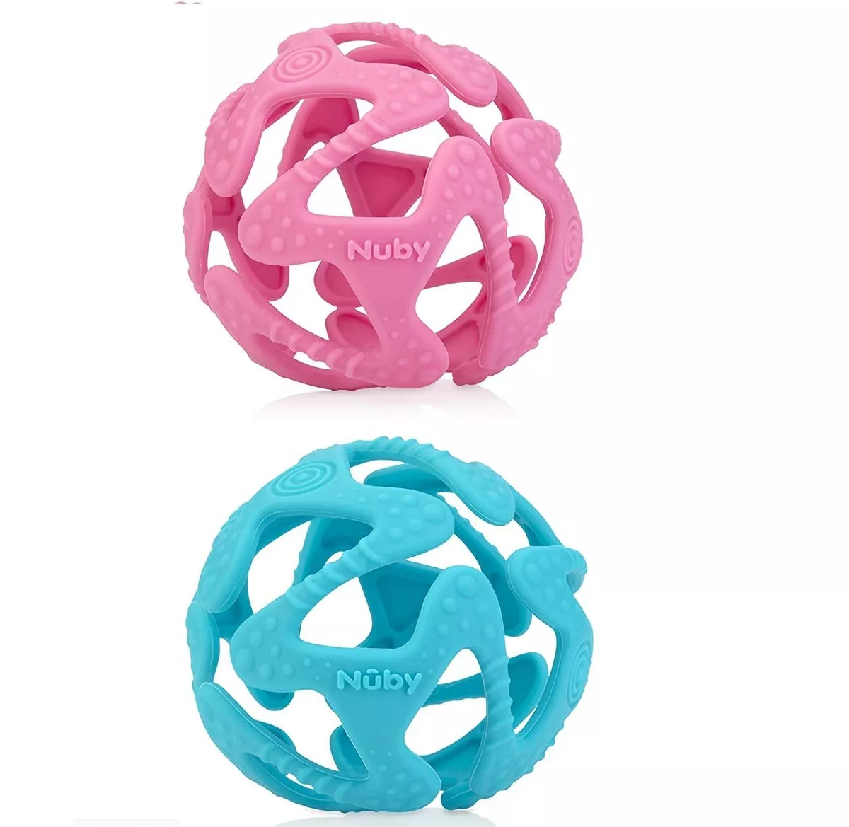 Nuby tuggy teething ball sale
