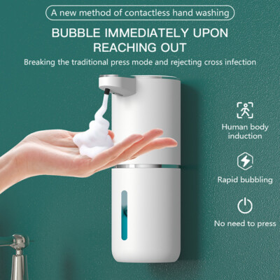 #ad Automatic Soap Dispenser Type C Rechargeable Electric Soap Dispenser Touchless $34.15