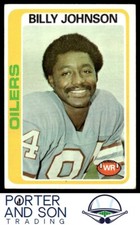 Billy Johnson 1978 Topps #390 Houston Oilers