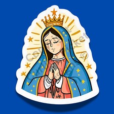 Lady Of Guadalupe Catholic Christian 3" Vinyl Sticker