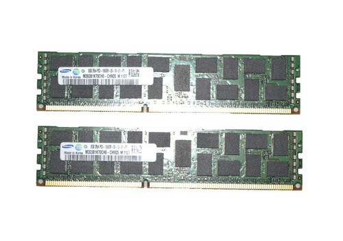 2x Samsung M393B1K70CH0CH9 8GB DDR3 1333 ECC (PC3-10600) CL9 RDIMM RAM Modul