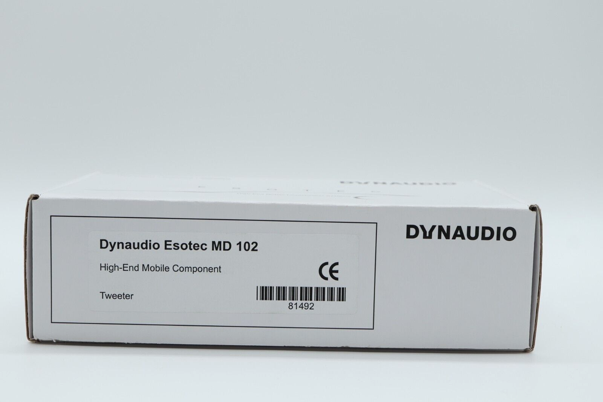 DYNAUDIO ESOTEC MD-102 CAR AUDIO 1.1 DYNAUDIO ESOTEC MD-102 CAR AUDIO 1.1