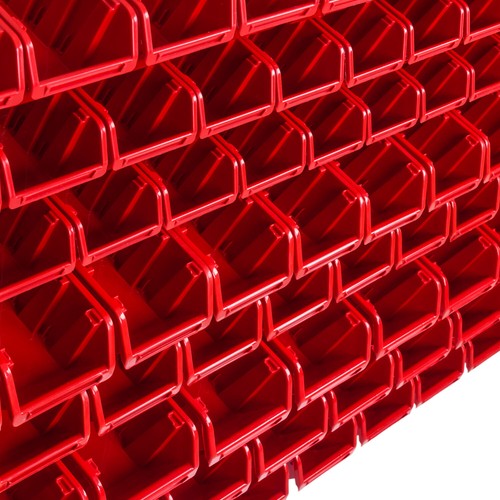 WALL MOUNTED TOOL PEG BOARD 2304mm x 780mm 192 ELEMENTS GARAGE STORAGE BINS - Picture 4 of 9