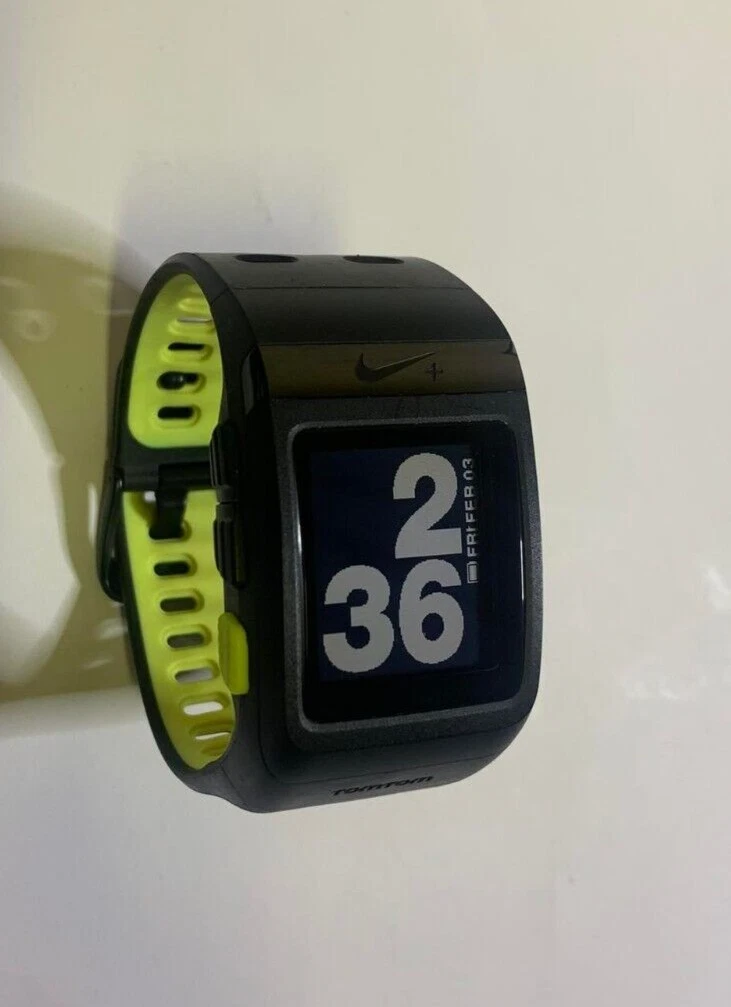 Acera heroína Organizar Nike+ SportWatch GPS Powered by TomTom Black/Yellow | eBay