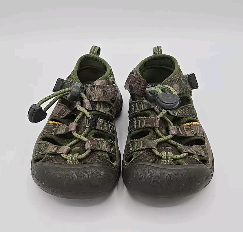 Sandali da trekking KEEN Newport H2 Cascade marroni mimetici acqua taglia 8 bambini bambini