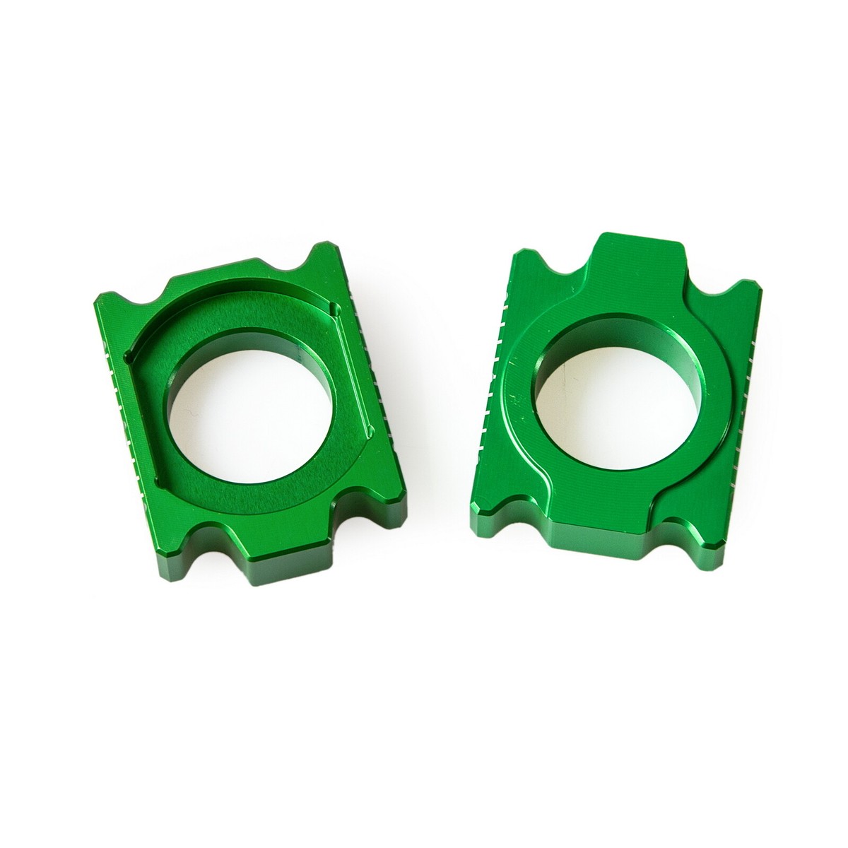 Rear Axle Blocks Chain Adjuster For Kawasaki KX125 KX250 03-08