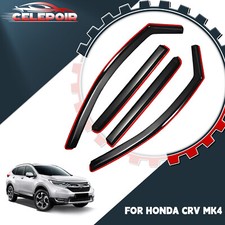 In-Channel For HONDA CR-V MK4 2012-2017 5 Door SUV Wind Deflectors 4pc Tinted UK