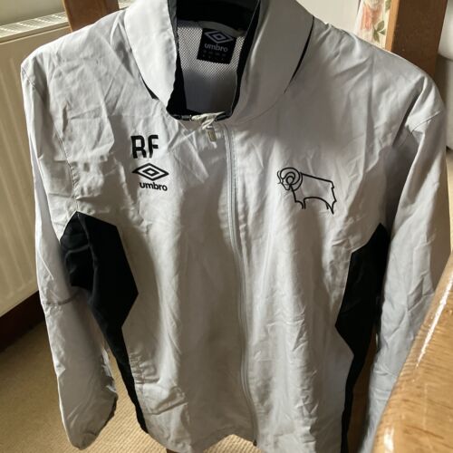 Derby County Football Club Training Jacket Size M Umbro - Picture 1 of 8