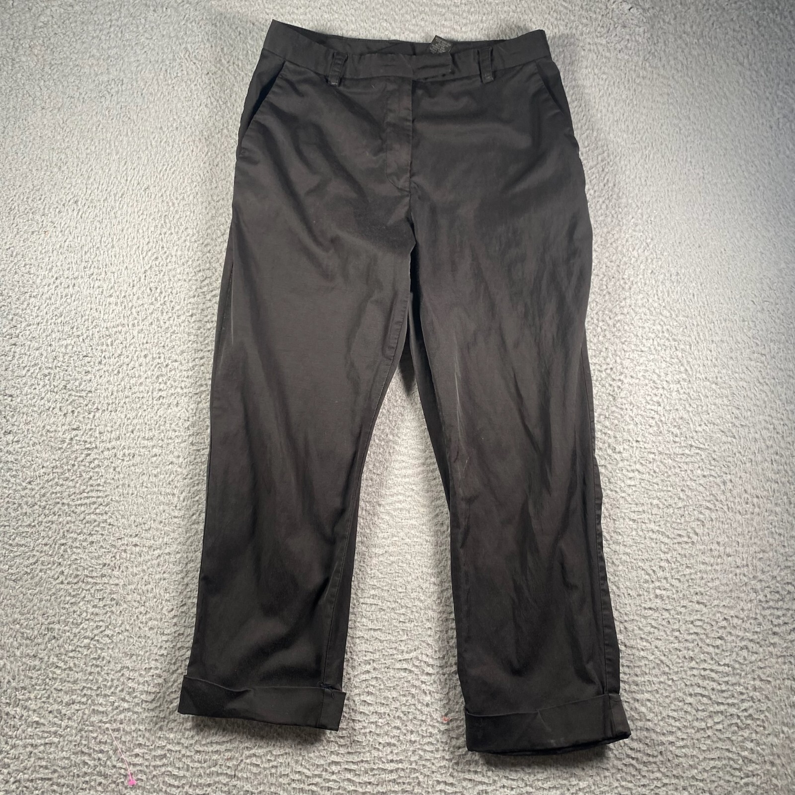 Express Dress Pants Women's 7/8 Black Athletic Classic Fit Business