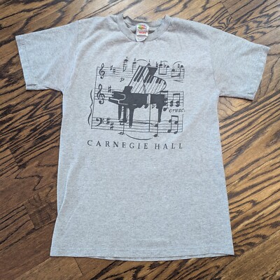 Vintage Carnegie Hall SHIRT (Small) Music Concert Hall NYC Classical Jazz Rock