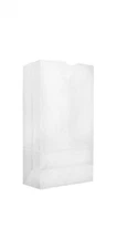 White 5# Paper Bag 3 x 5 x 10-3/4", Pack of 20