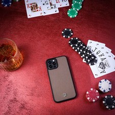 Leather iPhone 13, 13 Pro, 13 Pro Max Custom Genuine Italian Leather Phone Case