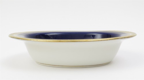 Jean J. Pouyat Limoges France Cobalt Blue & Gold Gilt Trim Vegetable Bowl 9.5" - Picture 4 of 7