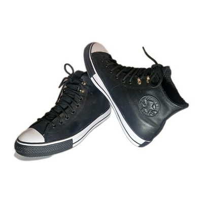 Converse Chuck Taylor Gore Tex Winter Leather Hi Top Sneakers Mens 11 Black