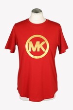 Michael Kors Damen Oberteil Gr. 36 (S) Rot NEU Baumwolle Oberteil T-Shirt Top