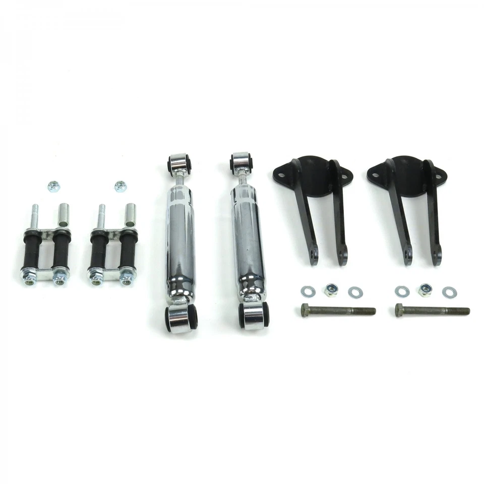 1935 - 1948 Ford Chrome Shock Kit with Mounts - Изображение 4 из 4