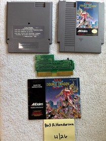 Double Dragon II Nintendo Entertainment System NES w/ Manual Authentic