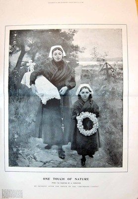Altes 1896 One Touch Natur Beerdigung Schiffswrack Drummond Castle Alice Re 19.