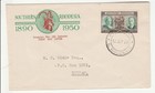 Southern Rhodesia ' "FDC'' Scott # 73 "12 SEP 50" To: Durban — photo 1