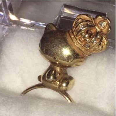 Rare Jane Marple x HELLO KITTY collaboration ring in 925