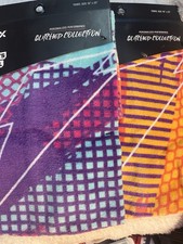 2 Pack Gatorade GX Athletic Sports Towel Glitched Collection Berry/orange 16x25