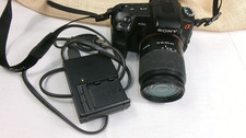 Sony Alpha DSLR-A200 10.2MP Digital SLR Camera 18-70mm Zoom Lens battery etc