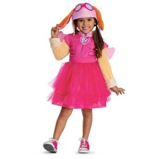 NWT PAW Patrol Nickelodeon Girl's Skye Deluxe Tutu Costume Jumpsuit 12-18M