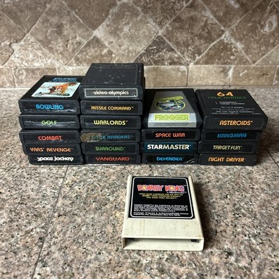 Lot Of 20 Atari 2600 Games Space Invaders Forget Asteroids (1 Coleco Game)