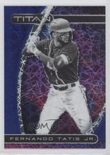 2021 Panini Chronicles Titan Blue Velocity Prizm Fernando Tatis Jr #12 4l3