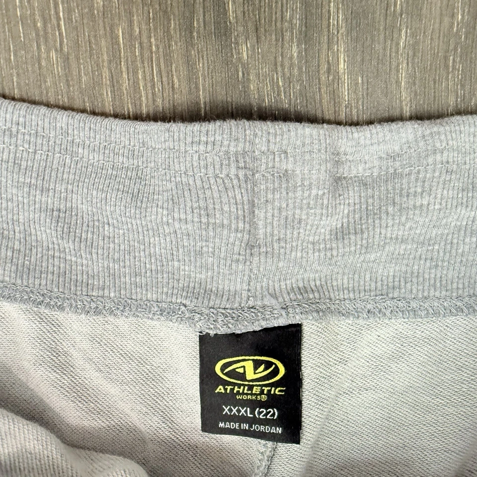 Conjunto de 2 pantalones cortos con cordón y bolsillos para mujer ATHLETIC WORKS talla XXXL (22) Foto 3 de 4