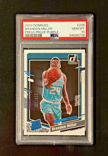 2023-24 Panini Donruss #226 Brandon Miller Press Proof Purple /199 RC PSA 10