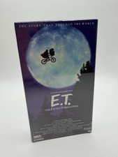 E.T. THE EXTRA-TERRESTRIAL VHS TAPE NEW FACTORY SEALED 1988 MCA VIDEO GREEN FLAP
