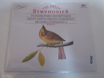 VARIOUS the great symphonies vol. 2 (brahms, saint-saens et al) VG+/EX (3CD)