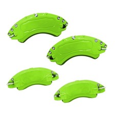 Green Aluminum Caliper Covers 16-19 Fiat 500 Abarth 12-15 500 Turbo/Cattiva