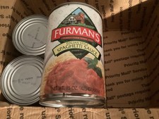 4 cans FURMAN'S ITALIAN STYLE SPAGHETTI SAUCE 15oz. BBD AUG 2028