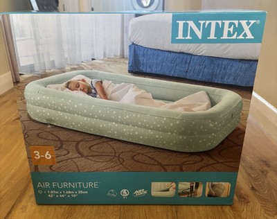 Intex Kids Travel Bed Inflatable Kid Airbed Junior Set Portable