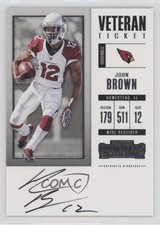 2017 Panini Contenders Veteran Ticket John Brown #392 Auto fm5