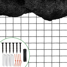 Bird Netting 50  x 50  Poultry Netting with 2.4  Square Mesh for Chicken Coop