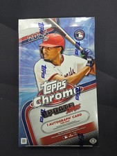 2025 Topps Chrome Update Baseball, Factory Sealed Box, One Auto Per Box