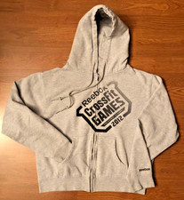 Reebok CrossFit Games 2012 Full-Zip Youth Hoodie Gray Size XL