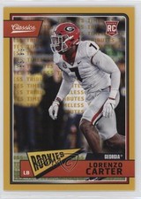 2018 Panini Classics Rookies Timeless Tributes Gold 66/99 Lorenzo Carter 6bf