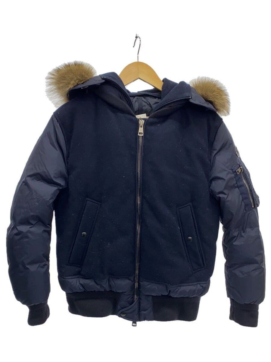 MONCLER Down Jacket 1 Nylon Navy Plain B20914037425 54155