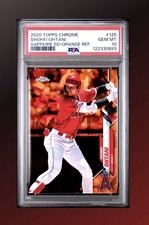 2020 Topps Chrome Sapphire Edition Shohei Ohtani #125 - ORANGE /25 - VERY RARE