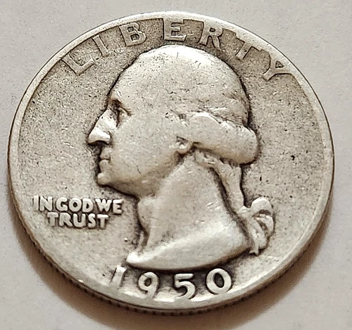 1950 Washington Quarter 90% Silver          X45