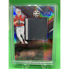 2022 Panini Limited RPA New England Patriots Bailey Zappe RC Auto RED 23/35