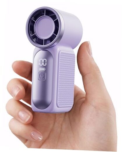 Portable Handheld Mini Fan, 6 Speeds 16900 RPM High Velocity