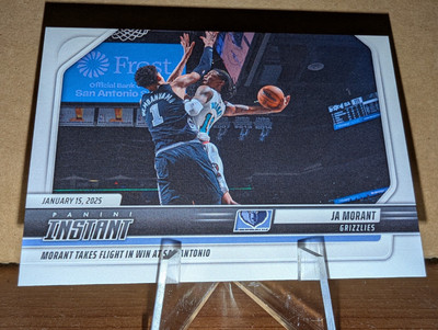 2024-25 Panini Instant Ja Morant #265 Dunking On Victor Wembanyama SP /267