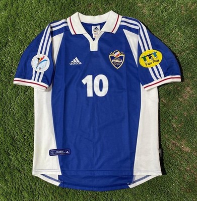 Yugoslavia 2000 2001 Official Jersey Shirt Kit - Stojkovic - US M